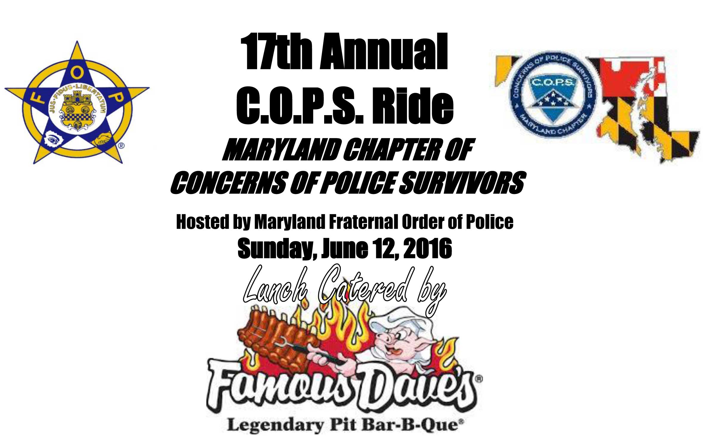 17th Annual C.O.P.S. Ride Info